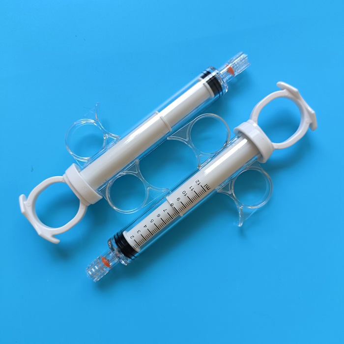 10ml 12ml cardiovascular angiography contrast agent injection syringe, radiological three rings .jpg