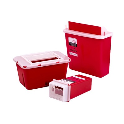 Clinical danger Waste Sharp Container, hospital 5 Quart needle syringe collection storage box