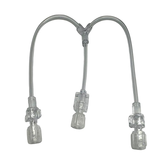 5cm 15cm 20cm 40cm CT MRI low pressure connecting tube with double check valve, Short 350psi con.jpg