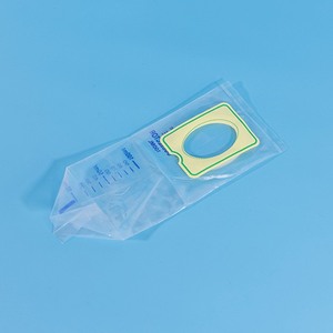 Medical PE film adhesive paper Paediatric Urinary collection bag, 100ml Cheap Pediatrics Steriled disposable urine collector