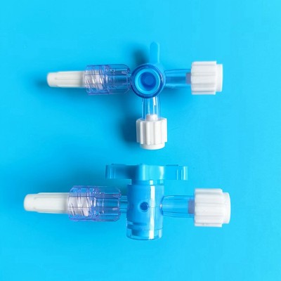 Medical 2.5mm 3.0mm large-bore high pressure high-flow two way 2-way stopcock, 4.0mm high flow Large holes big hole 3-way three way stopcocks