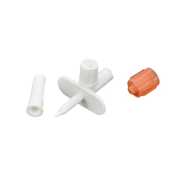 Injection system Contrast Saline container quick fill vented Spikes and breaker, long short Contrast agent delivery CT Syringe injector bottle stabber pipette drug absorbtion needle 1.jpg