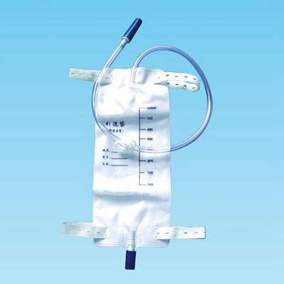 600ml 800ml 1000ml PVC Leg Bag 500ml with Push-pull Valve, Postoperative Fluid Drainage and Urine Collection Bags Collectors