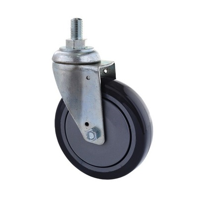 Low noise Steel Nylon PA6 Swivel Single wheel caster, High load bearing capacity trundle with brake