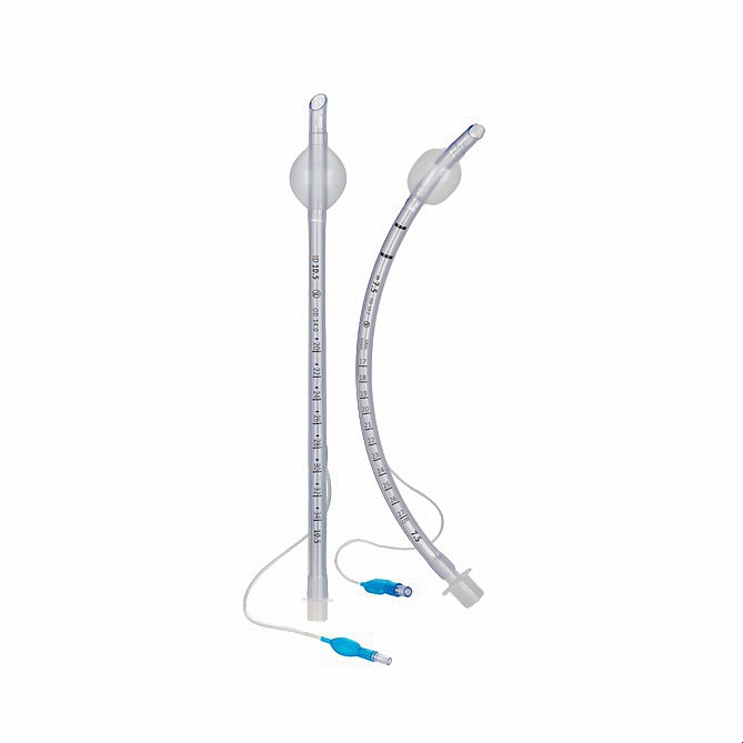 Oral Cuffed Endotracheal Tube, Nasal Trachea ventilation intubation catheter with X-Ray mark 1.jpg