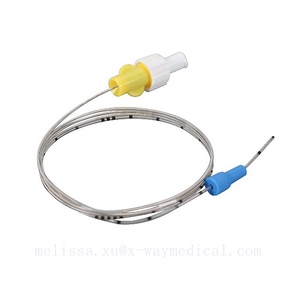 Pain Long term segmental Epidural sheath Anesthesia anesthetic catheter with mark reinforced & wire