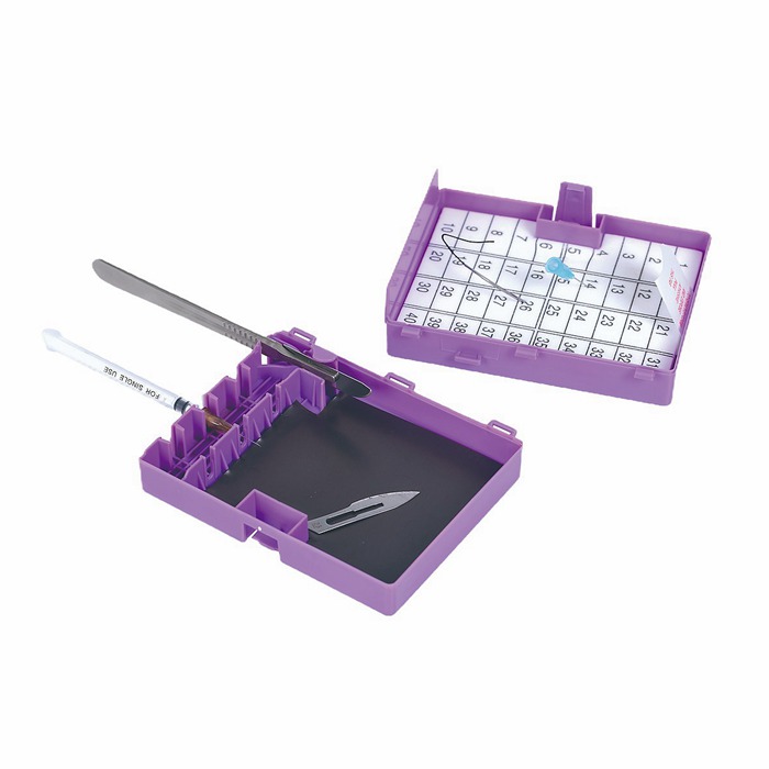 Hazardous Drug preparation safety needles collection device, foam and magnetic admixture used sh.jpg