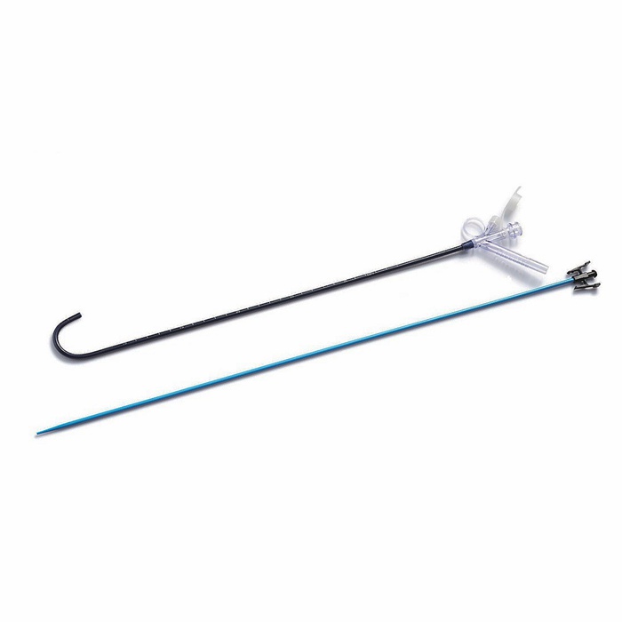 Urine 10F 12F 14French Stainless steel braided PTFE Ureteral Access Sheath with negative pressur.jpg