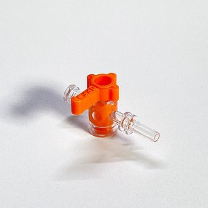 2.3mm 2-way stopcock for endoscopic handle, Two way valve for endoscope handle with female luer lock