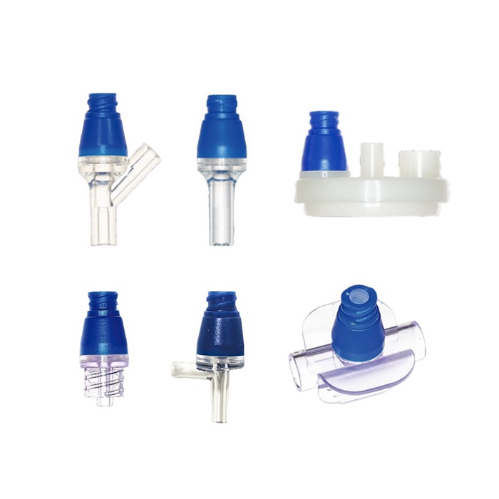 Medical Alcohol and lipid compatibility needleless connector, straight and Y shape high pressure negative pressure needle free adapter