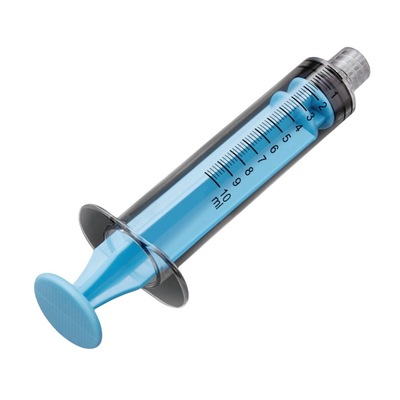 Contrast saline injection colored syringes, luer aspiration angiographic vascular access syringe