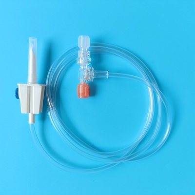 Two-way gravity-feed pressure connecting tube infusion device, liquid drug medicine contrast agent absorption delivery transfer tubing set