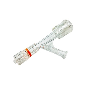 0Fr - 7Fr Push pull type hemostatic Y connectors, male luer lock press hemostasis valves adapter