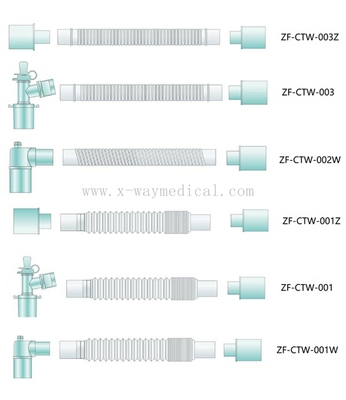 Corrugate tube for Catheter Mount adapter, Smoothbore Tubing for Catheter linker and connector, Bond