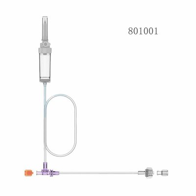 CT MRI contrast media injection tubing systems drip chamber saline Angiographic injector inject tube