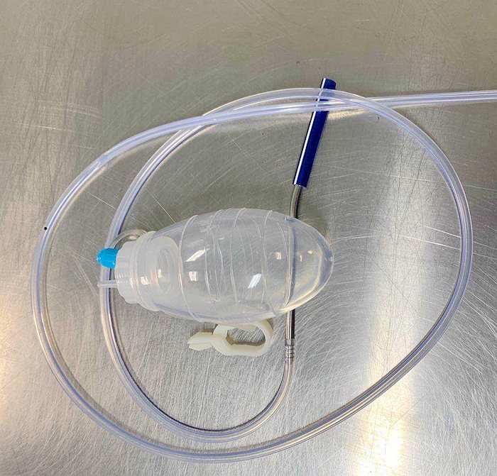 Silicone Wound drainage reservoir, Fluids suction collection device.jpg