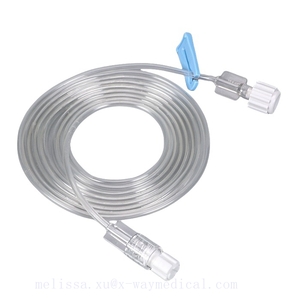 Micro bore center venous catheter extension tubes, IV connection low flow rate connecting tubing