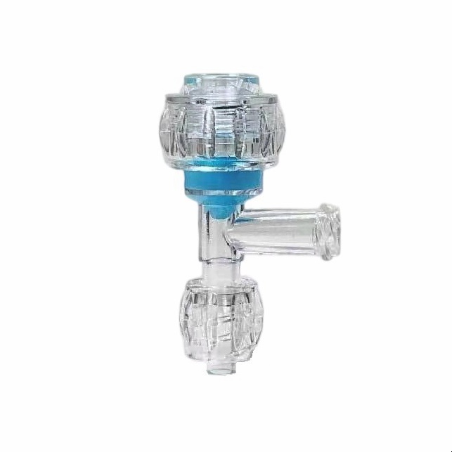 0Fr �C 9Fr Rotary spin locks Tuohy Borst Adapter T-valve, Swivel Male Luer Lock and Female Luer L.jpg