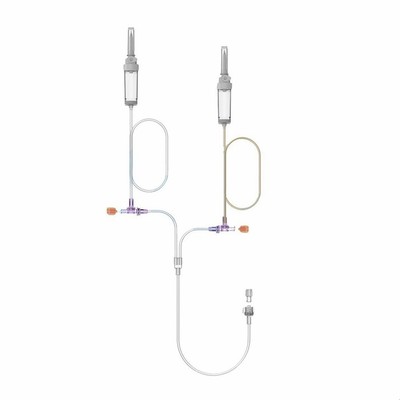 Drip chamber 12 hours Multiple injection tubing system, CT MRI contrast media transfer inject tube