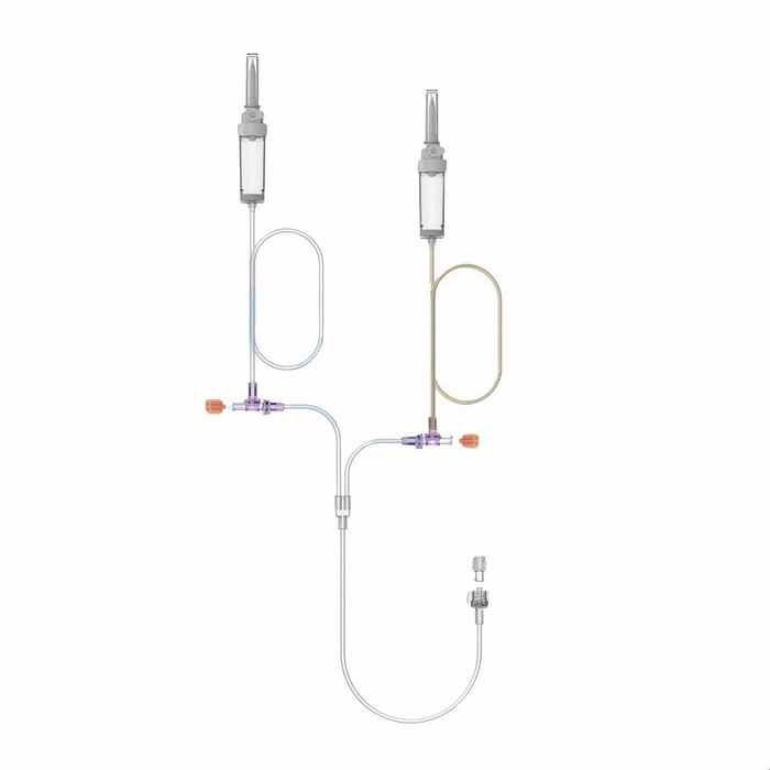 Dual head 12 hours Multiple injection tubing system with drip chambers, CT MRI contrast media tr.jpg