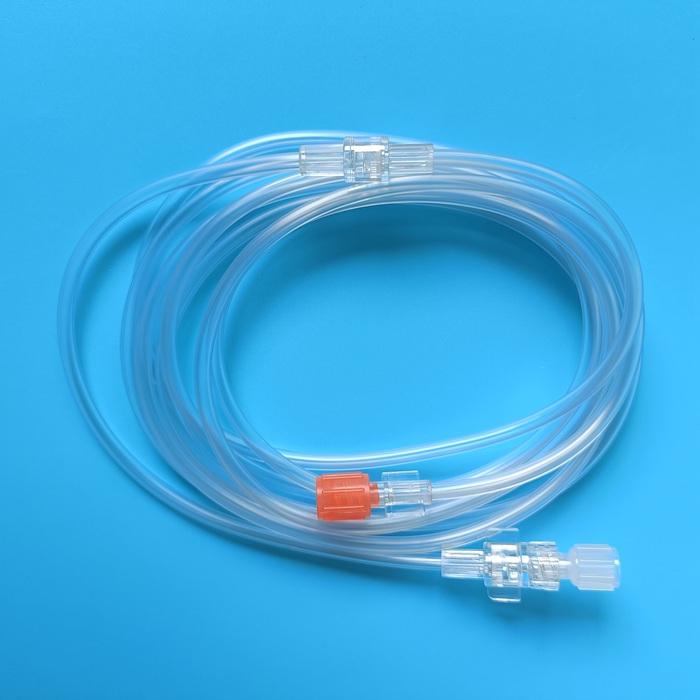 Contrast media injectors patient hose tube with 2 check valve for XD 2035 XD 2040 XD 2045 XD2035.jpg