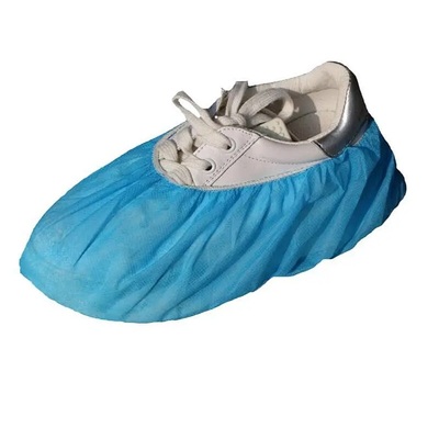 Breathable Non woven Waterproof Shoe Covers with elastic rubber bands, EO Fabric non-slip dustproof wear-resistant show-cover