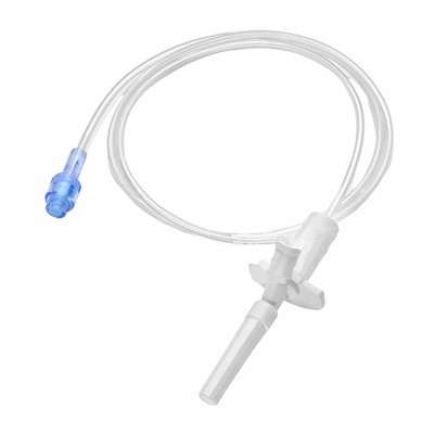 Medical Clave connector closed fast drug absorption filling spike tube, clavable flow back prevention liquid medicine suction tubing
