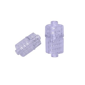 Medical Double Male Luer Adapter, Dual Male-to-male Male to Male Luer Lock Connectors Junction Joint 23C023
