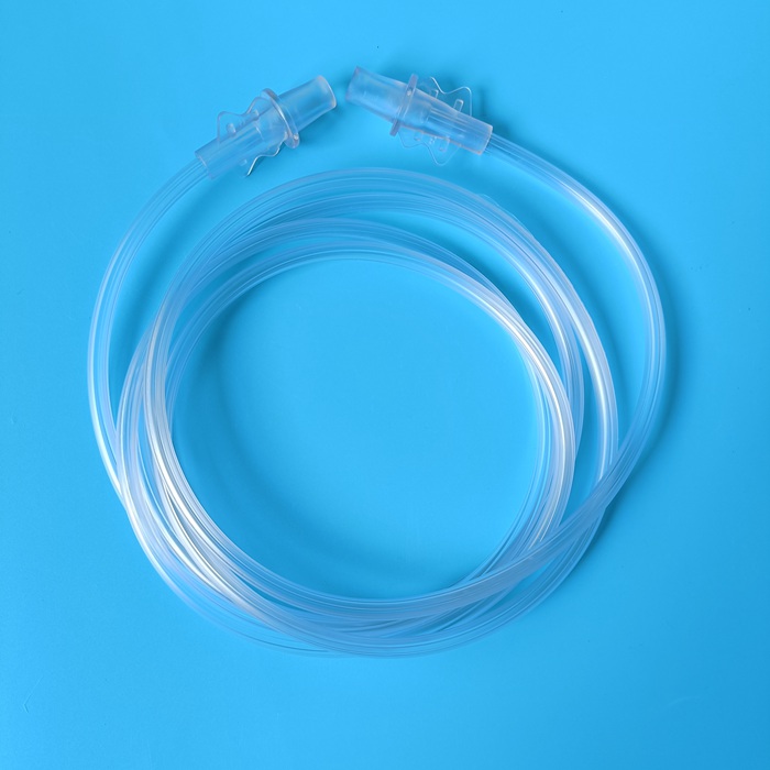 Medical Mask-type nebulizer oxygen gas connection tube��H2o supply atomizer mask extention tubing.jpg