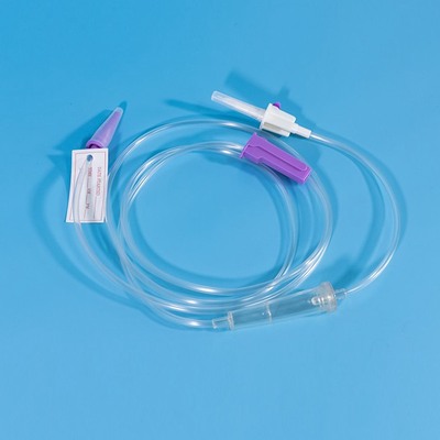 TPU nutritional feeding tube set with cap, food gravity Nutrition supply delivery pipe tubing with spike for patient