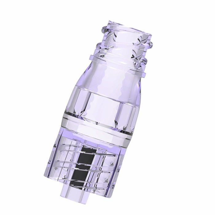 Swabable transparent 0 zero neutral pressure needleless male luer lock connector, Y Straight con.jpg