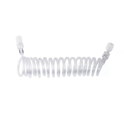 60 inch 150cm contrast medium patient extension line for saline solution with non-return check valve