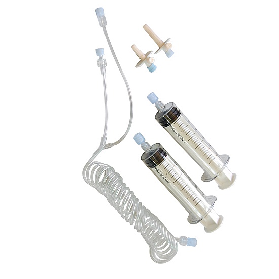 2- 60ml precision diagnostic Imaging syringe for Mallinckrodt Liebel-Flarsheim Optistar Elite LE MRI