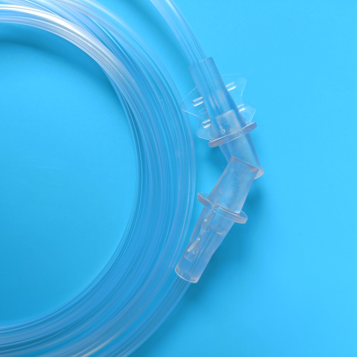 Medical Mask-type nebulizer oxygen gas connection tube��H2o supply atomizer mask extention tubing.jpg