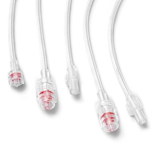 High pressure connecting tubing, 1200psi braided rotary female to male luer lock monitoring tube