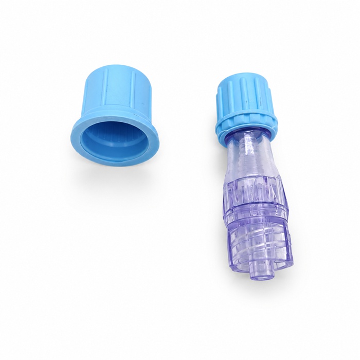 Swabable drug administration high pressure resistant needleless male luer lock connector, chemot.jpg