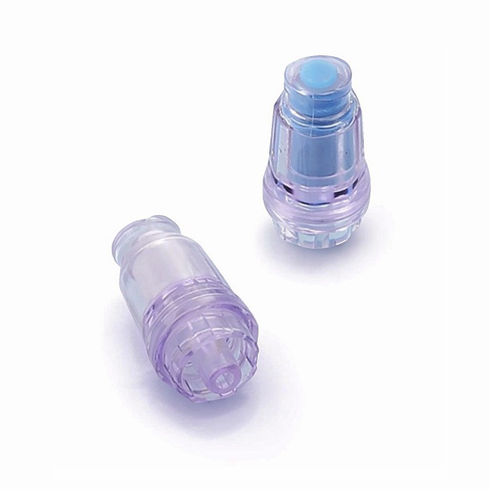 Swabable drug administration high pressure resistant needleless male luer lock connector, chemot.jpg
