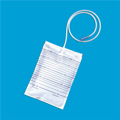 2000ml Urine Bag with Anti-Reflux Flutter Valve, urinary bladder irrigation drainage collection bags