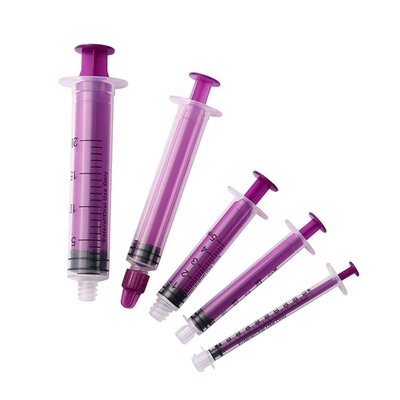 Latex free Oral Enteral Oral Syringe, male luer lock drug or food feeding delivery syringes