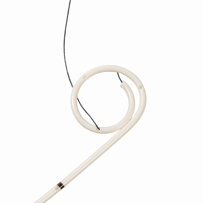 Ureteral Bladder Stent with string, Pigtail catheter with Tail Line 1.jpg