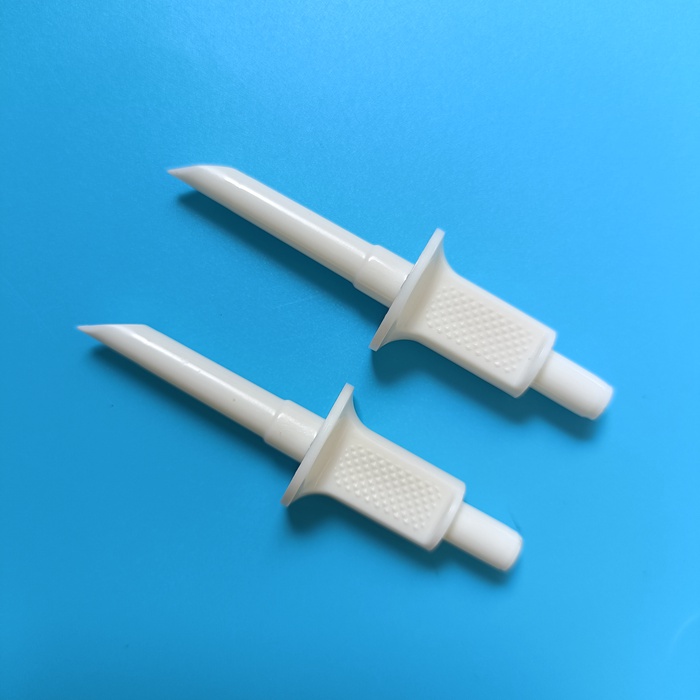 Medical Non-vented IV infusion transfer spike for Tubing ID5.5mm or OD3.2mm, None vented adminis.jpg