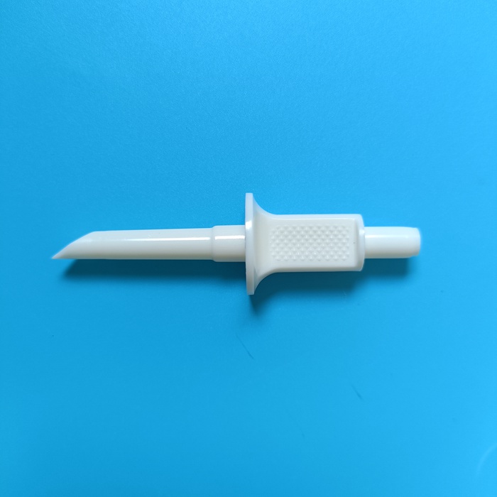Medical Non-vented IV infusion transfer spike for Tubing ID5.5mm or OD3.2mm, None vented adminis.jpg