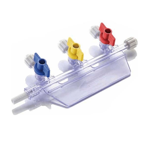 Anesthesia Multiple Infusion pathway management 3-Gang stopcock manifold, multi-line integration.jpg