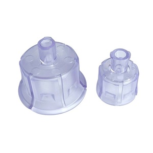 Medical 13mm 32mm Penicillin Vial Connector for Poisoned Medication Chemotherapy Medicine, 20mm Small Bottle to Syringe Quicklock Vial Adapter Adaptor