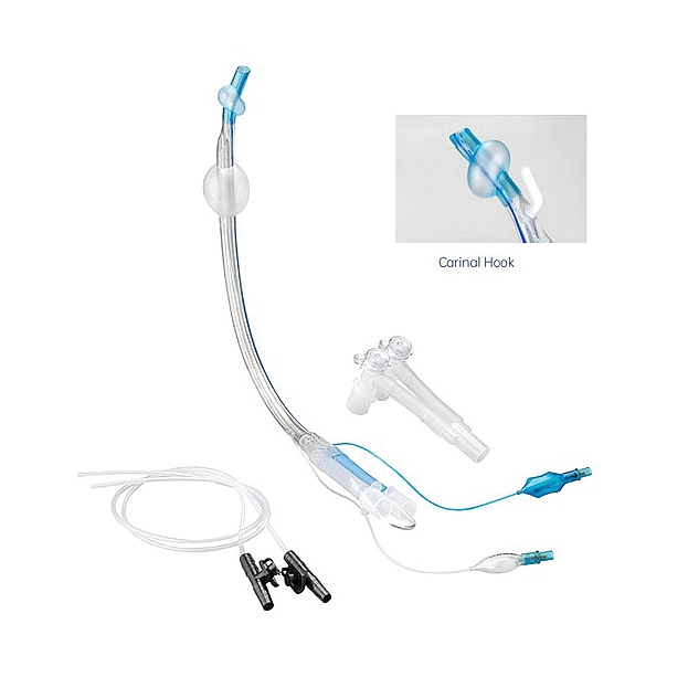 Cuffed Endobronchial Tube, Double-lumen bronchial intubation catheter.jpg