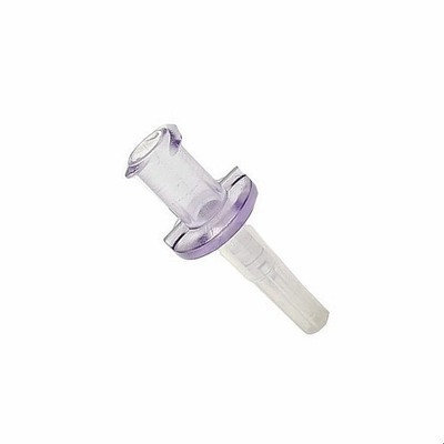 Medical 12mm female luer lock connector mini pin spike, Vented hyperal piercing spikes with cap