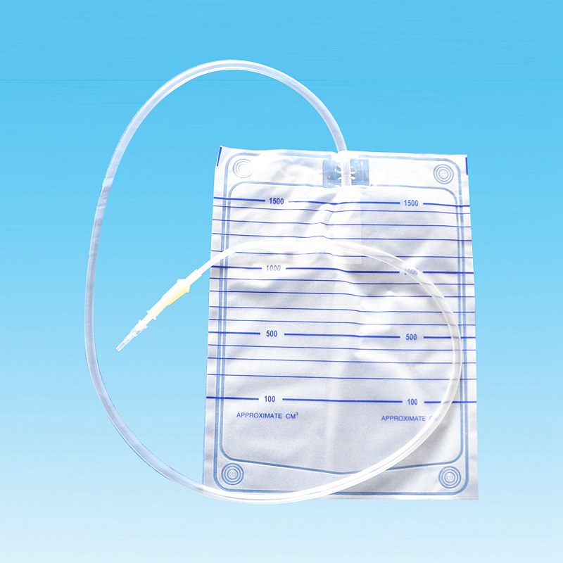 ISO CE Cheap Economic Urine Bags with Push-pull valve, 1000ml 1500ml 2000ml urinary drainage col.jpg