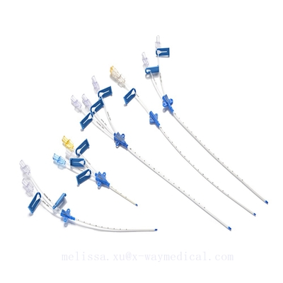 14G 16G 18G 20G 4F 5F 7F 8F Central venous catheter kits, single double triple four lumen CVC tube