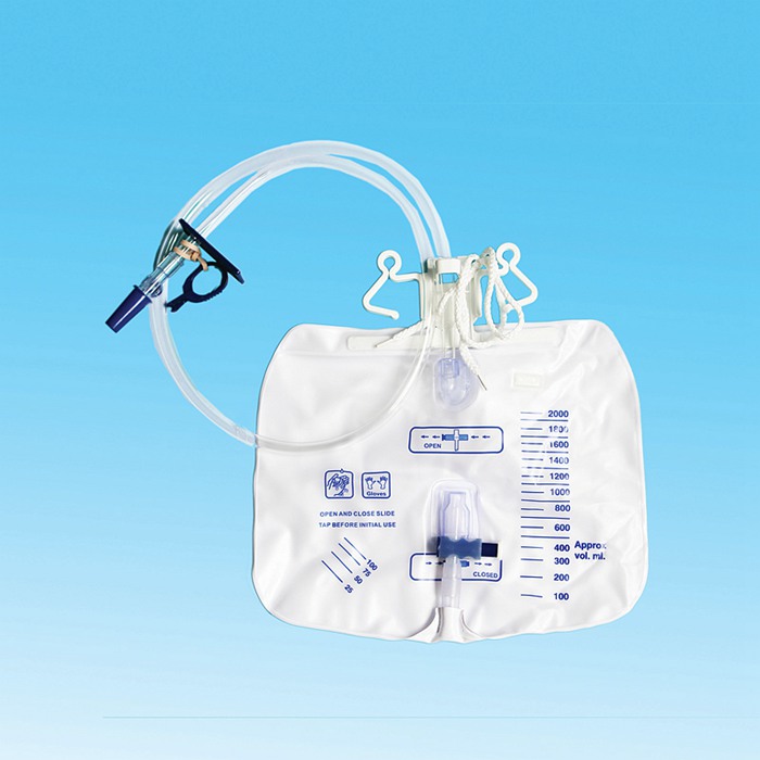 2000ml Luxury Urine Collector Bag with Reinforced Plastic Double Hook and Rope, Urinary Drainage.jpg