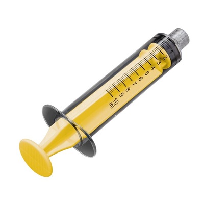 Chemical lipid resistance colored syringes, oncology drug therapy BPA free copolyester syringe